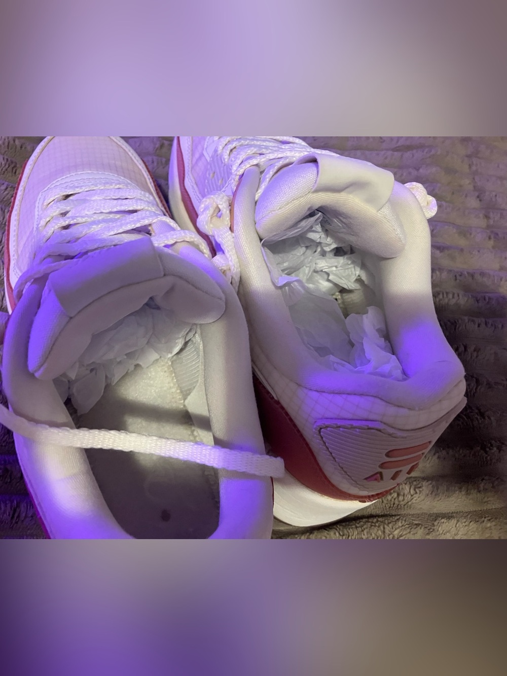 Nike Air Max 90 White Pink Sneakers Women's Sz 8 - Picture 6 of 14